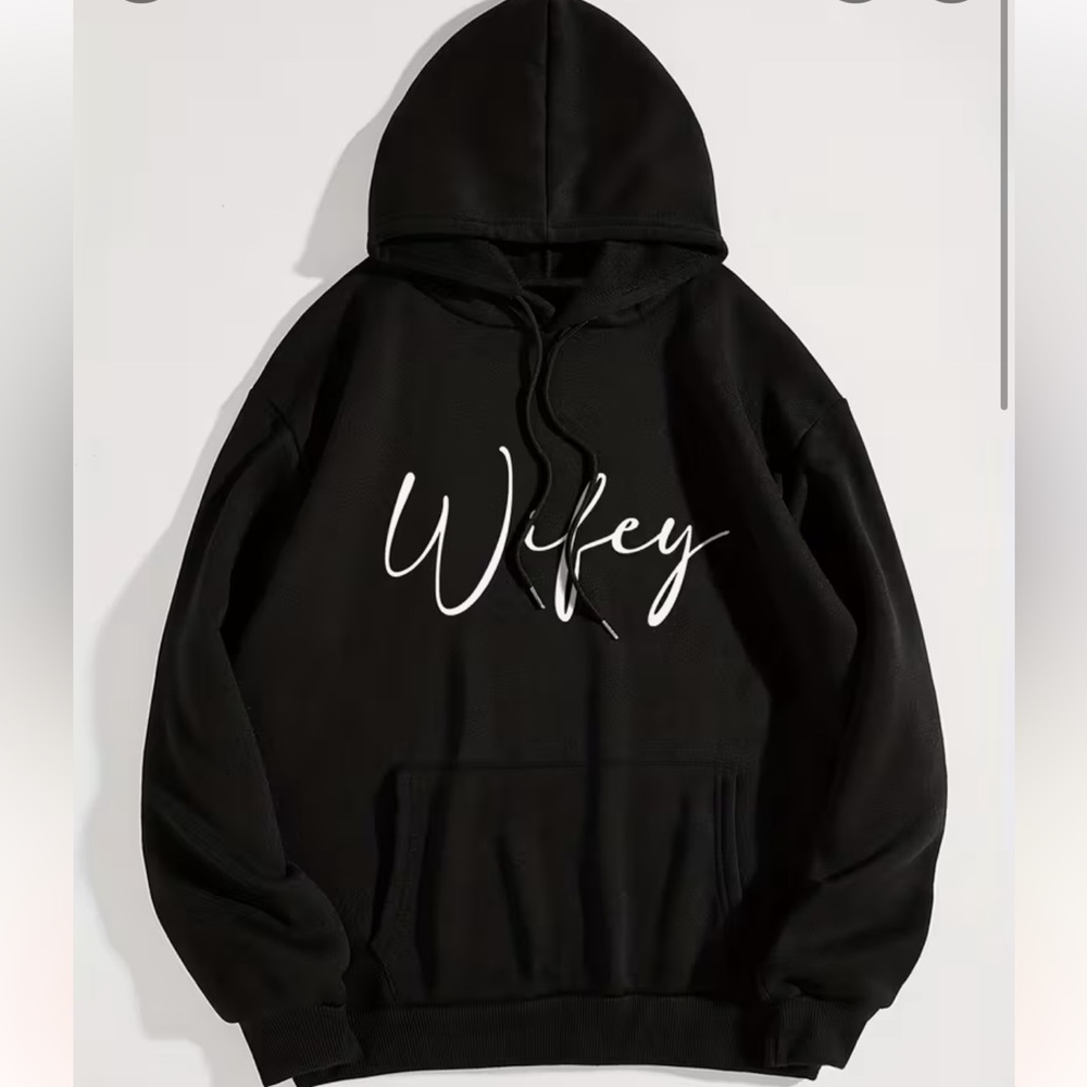 Black 'Wifey' Hoodie